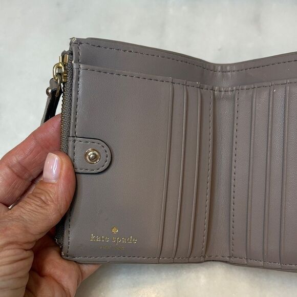 Kate Spade Pebbled Leather Bi-Fold Wallet - Picture 12 of 16